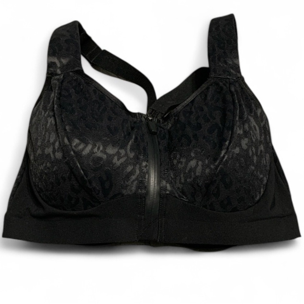Victoria's Secret Black Leopard Sports Bra
